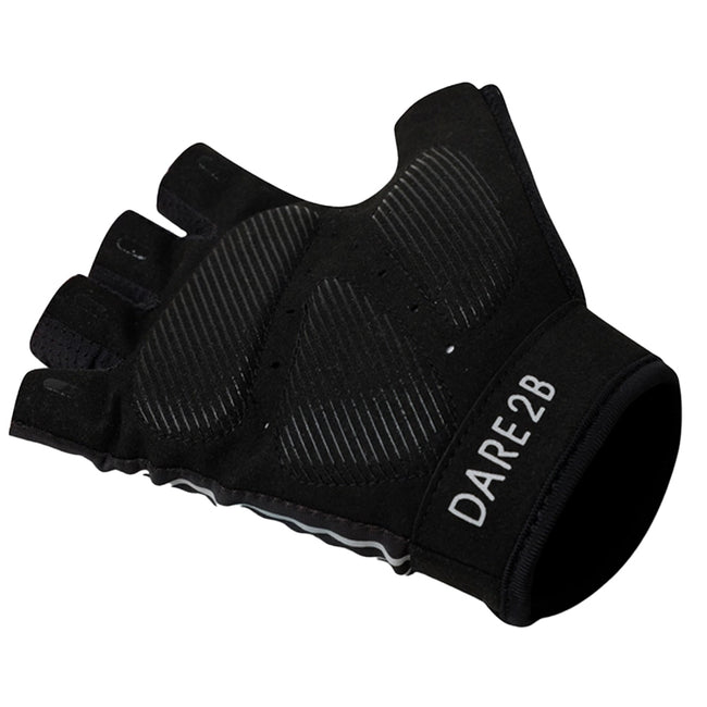 Black - Back - Dare 2B Womens-Ladies Reflective Cycling Mitts