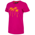 Pink Fusion - Side - Regatta Womens-Ladies Filandra VX Palm Tree T-Shirt
