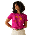 Pink Fusion - Lifestyle - Regatta Womens-Ladies Filandra VX Palm Tree T-Shirt