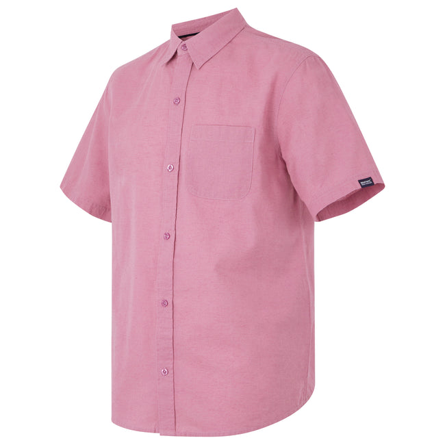 Lilas - Side - Regatta Mens Loran Short-Sleeved Shirt