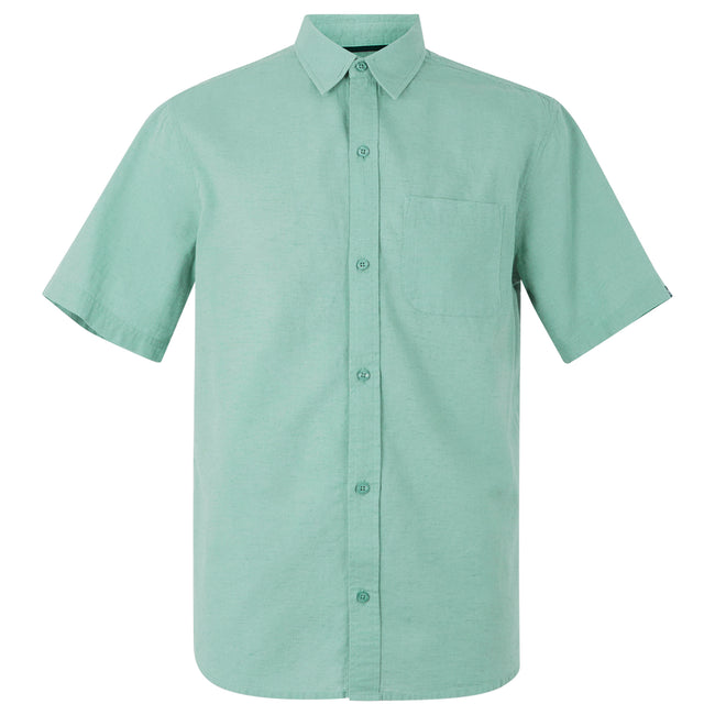 Glacier - Front - Regatta Mens Loran Short-Sleeved Shirt