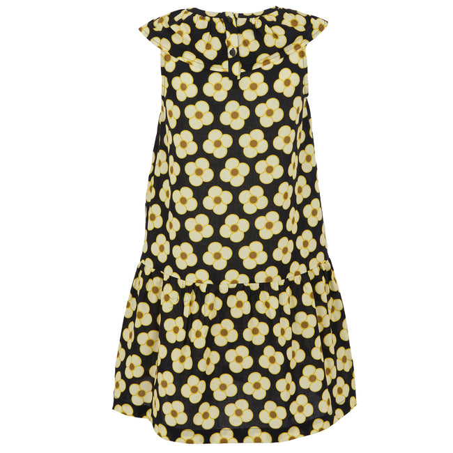 Black - Back - Regatta Girls Orla Kiely Spinning Flower Dress