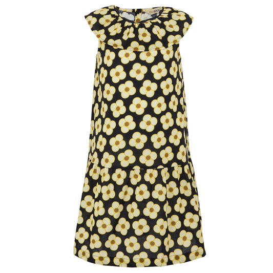Black - Front - Regatta Girls Orla Kiely Spinning Flower Dress