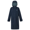 Navy - Front - Regatta Womens-Ladies Orla Kiely Mac II Jasmine Flower Waterproof Jacket