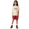 Light Vanilla - Pack Shot - Regatta Childrens-Kids Alvarado IX Flowers T-Shirt