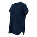 Navy - Side - Regatta Womens-Ladies Rianne V Neck Shirt