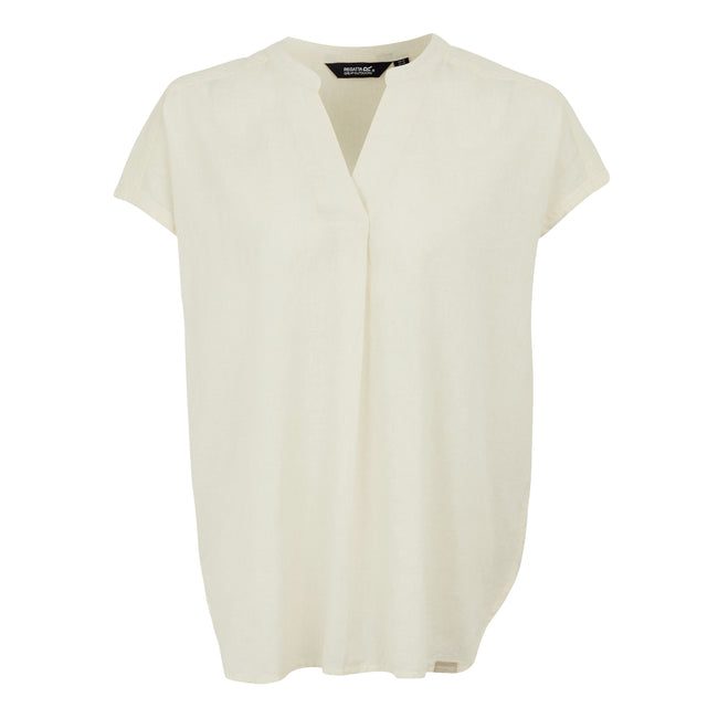 Light Vanilla - Front - Regatta Womens-Ladies Rianne V Neck Shirt