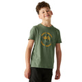 Olivine Green - Lifestyle - Dare 2B Childrens-Kids Trailblazer II Cycle T-Shirt