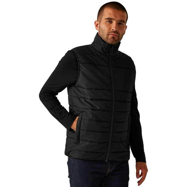 Black - Side - Regatta Professional Mens Thermal Body Warmer