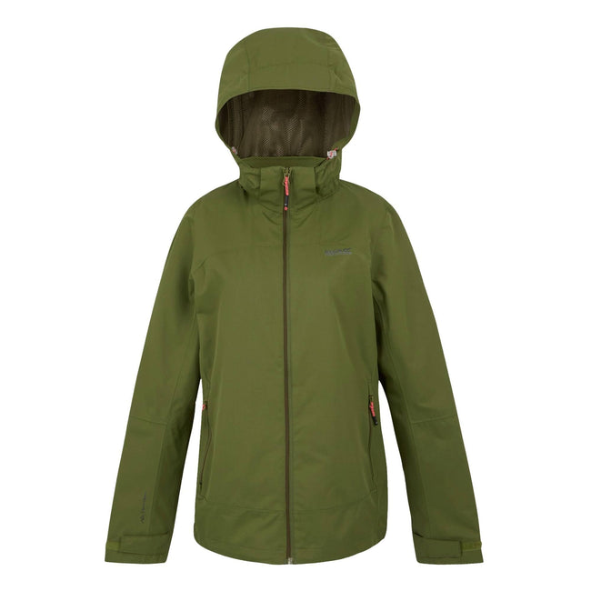 Nephrite Green - Front - Regatta Womens-Ladies Oakhowe Waterproof Jacket