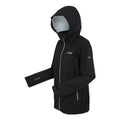 Black - Side - Regatta Womens-Ladies Oakhowe Waterproof Jacket