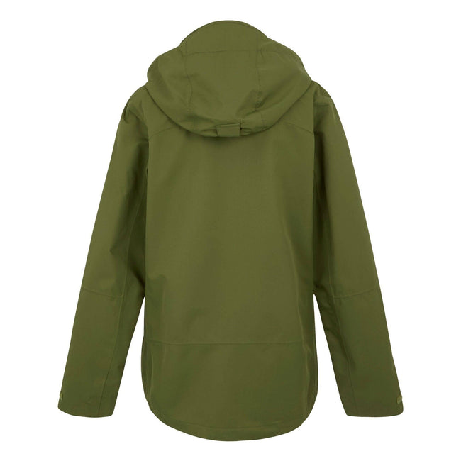 Nephrite Green - Back - Regatta Womens-Ladies Oakhowe Waterproof Jacket