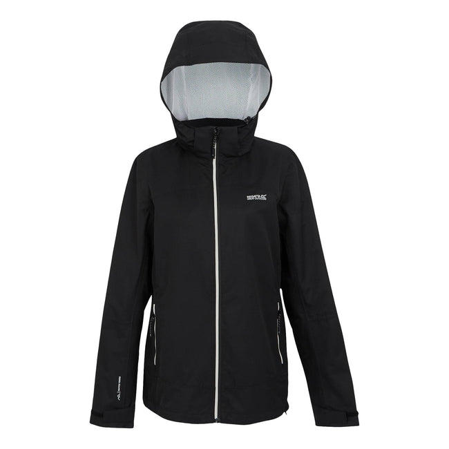 Black - Front - Regatta Womens-Ladies Oakhowe Waterproof Jacket