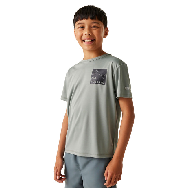 Glacier - Lifestyle - Regatta Childrens-Kids Alvarado IX Mountain T-Shirt