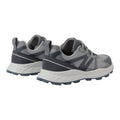 Cloud Grey - Back - Regatta Womens-Ladies Leighton Synthetic Leather Trainers