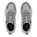 Cloud Grey - Pack Shot - Regatta Womens-Ladies Leighton Synthetic Leather Trainers