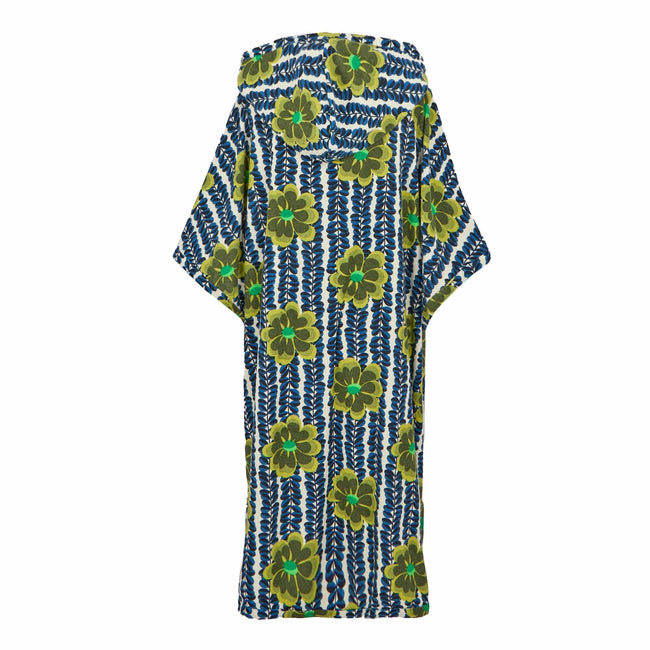 Olive - Back - Regatta Womens-Ladies Orla Kiely II Lotus Towelling Robe
