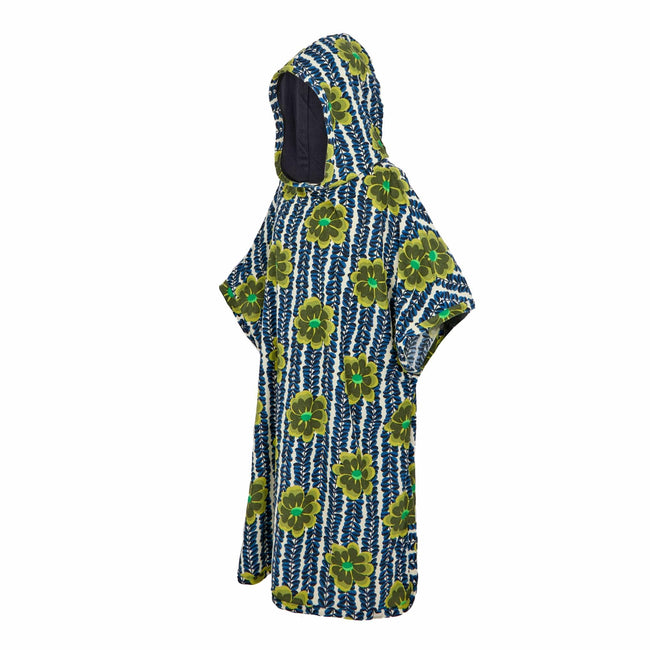 Olive - Side - Regatta Womens-Ladies Orla Kiely II Lotus Towelling Robe