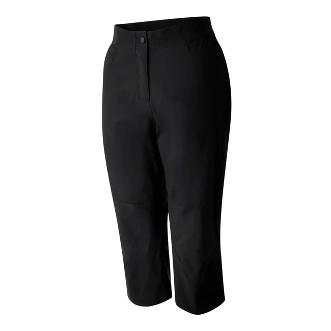 Black - Side - Dare 2B Womens-Ladies Melodic III 3-4 Shorts