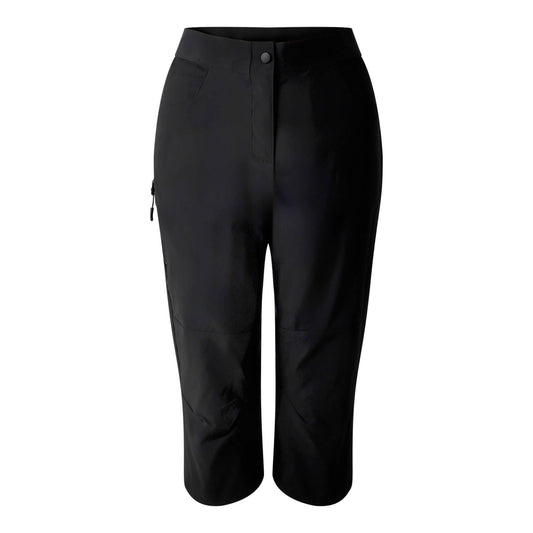 Black - Front - Dare 2B Womens-Ladies Melodic III 3-4 Shorts