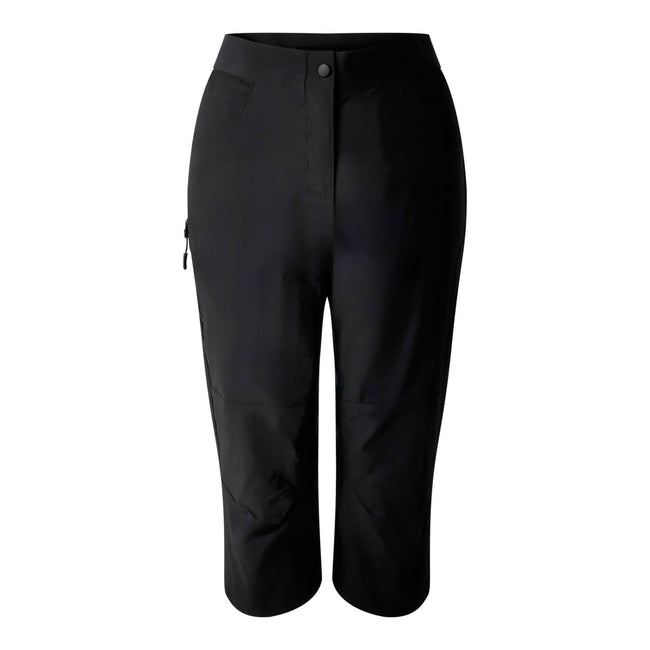 Black - Front - Dare 2B Womens-Ladies Melodic III 3-4 Shorts