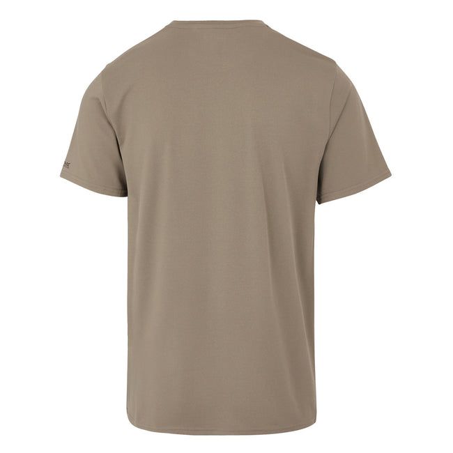 Golden Sand - Back - Regatta Mens Fingal Hiker Stretch T-Shirt