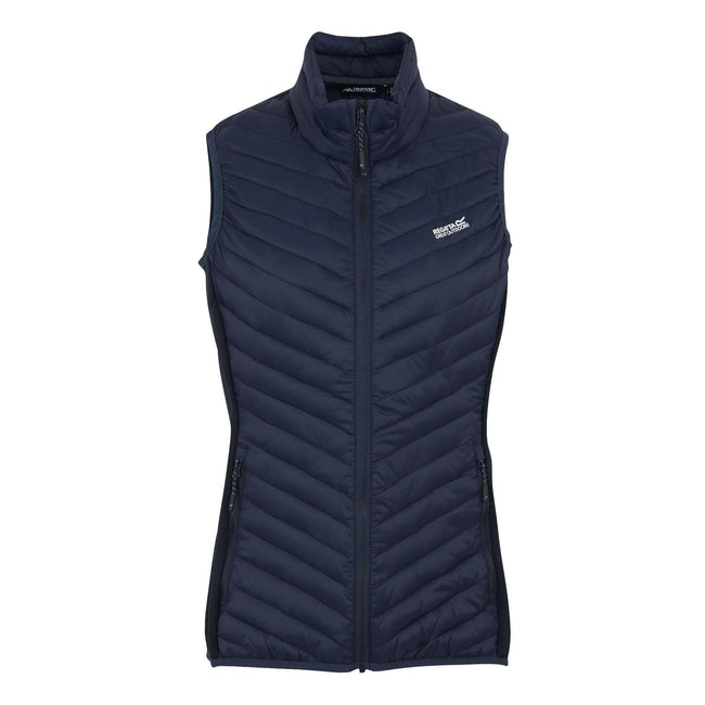 Navy - Front - Regatta Womens-Ladies Andreson Hybrid Gilet