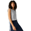 White-Navy - Lifestyle - Regatta Womens-Ladies Fariene Striped Sleeveless Top