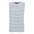 White-Navy - Front - Regatta Womens-Ladies Fariene Striped Sleeveless Top