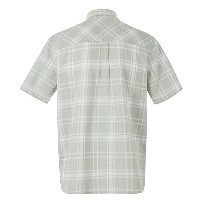 Silver Grey - Back - Regatta Mens Loran Checked Shirt