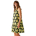 Black - Lifestyle - Regatta Womens-Ladies Orla Kiely II Spinning Flower Sleeveless Summer Dress