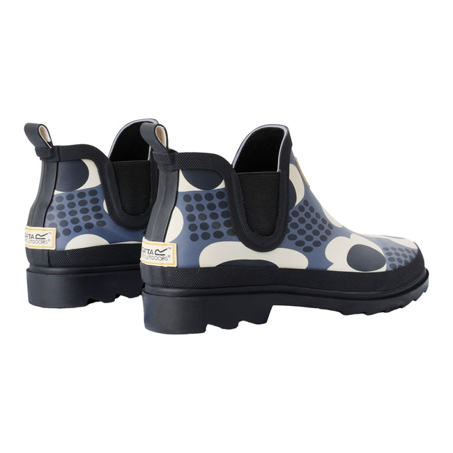 Grey - Lifestyle - Regatta Womens-Ladies Orla Kiely Floral Mid Cut Wellington Boots