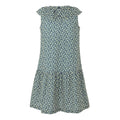 Blue - Back - Regatta Girls Orla Kiely Jasmine Flower Sleeveless Dress