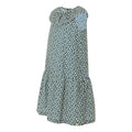 Blue - Side - Regatta Girls Orla Kiely Jasmine Flower Sleeveless Dress