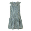 Blue - Front - Regatta Girls Orla Kiely Jasmine Flower Sleeveless Dress