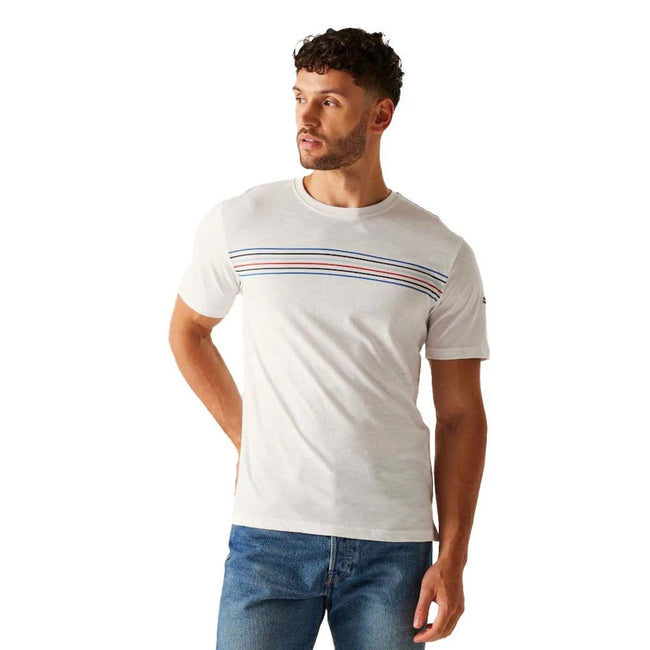 White - Lifestyle - Regatta Mens Ravia T-Shirt