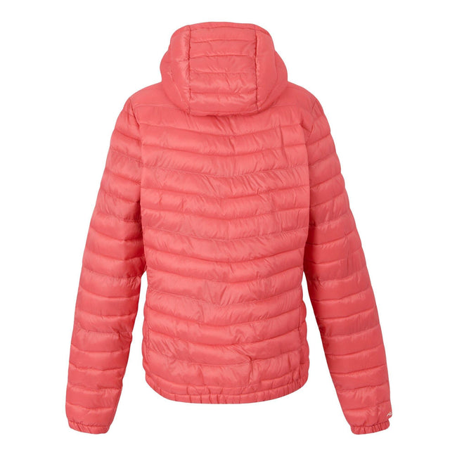 Peach Bloom-Light Vanilla - Back - Regatta Womens-Ladies Hurden Padded Jacket