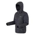 Seal Grey-Black - Side - Regatta Womens-Ladies Hurden Padded Jacket