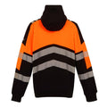 Black-Orange - Back - Regatta Professional Mens High-Vis Hoodie