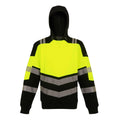 Black-Yellow - Front - Regatta Professional Mens High-Vis Hoodie