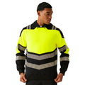 Black-Yellow - Lifestyle - Regatta Professional Mens High-Vis Hoodie