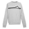 Grey Marl - Front - Regatta Mens Nithsdale Linear Mountain Crew Neck Sweatshirt