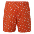 Poppy Red - Back - Regatta Mens Loras Palm Swim Shorts