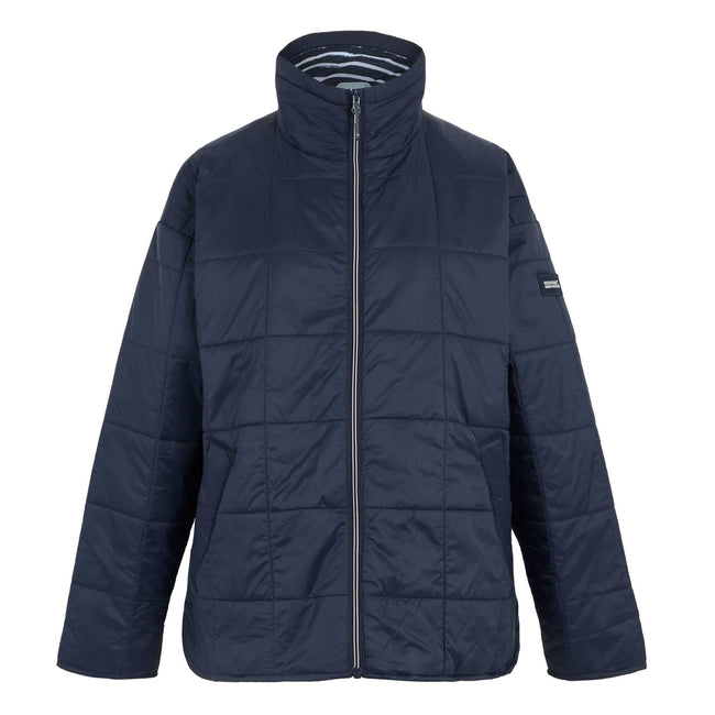 Navy - Front - Regatta Womens-Ladies Courcelle II Quilted Jacket
