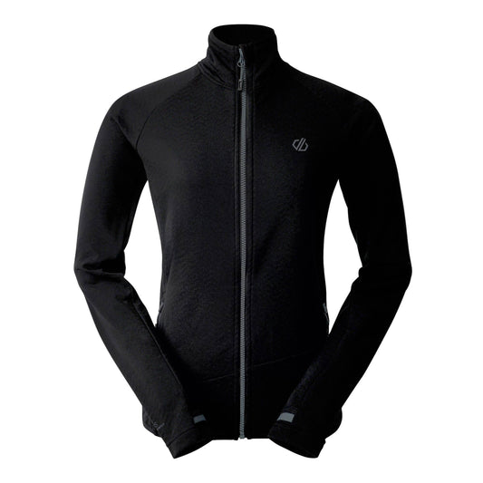 Black - Front - Dare 2B Womens-Ladies Emerging Core Stretch Base Layer Top