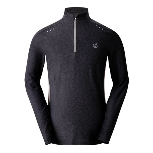 Black Marl - Front - Dare 2B Mens Power Up III Jersey