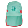 Aruba Blue-Peach Bloom - Front - Regatta Childrens-Kids II Neck Protector Cap