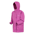 Lilac Cream - Side - Regatta Childrens-Kids Orla Kiely Swing Jasmine Flower Waterproof Jacket