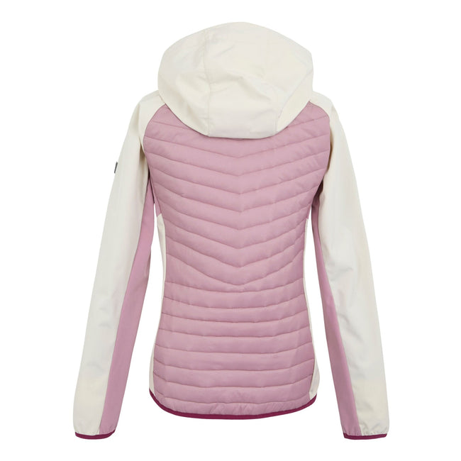 Navy-Icy Morn - Pack Shot - Regatta Womens-Ladies Pro Hybrid II Padded Jacket