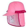 Sweet Pink-Pink Potion - Side - Regatta Childrens-Kids Luna The Unicorn 3D Neck Protector Cap